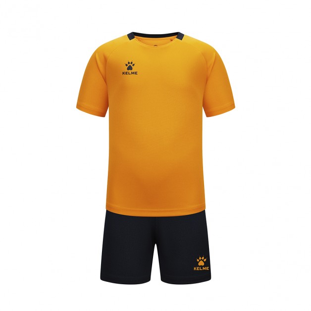 Комплект футбольної форми Kelme помаранчевий дитячий LUGO короткий рукав 8451ZB3245.9907