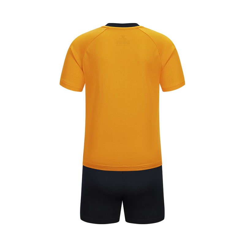Комплект футбольной формы Kelme оранжевый детский LUGO короткий рукав 8451ZB3245.9907