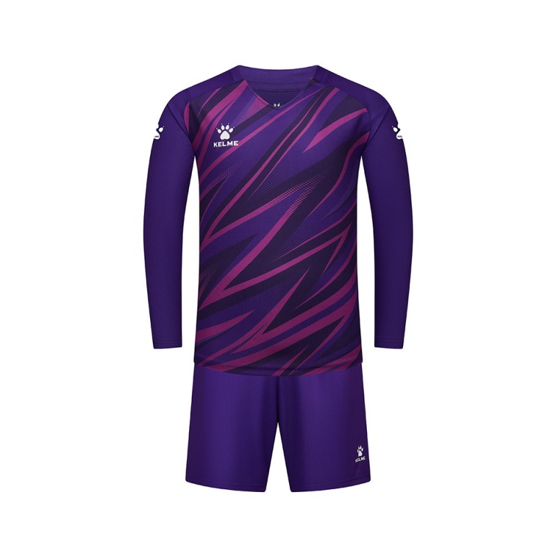 Комплект вратарской формы детский Kelme фиолетовый длинный рукав ZAMORA III 8461ZB3243.9500