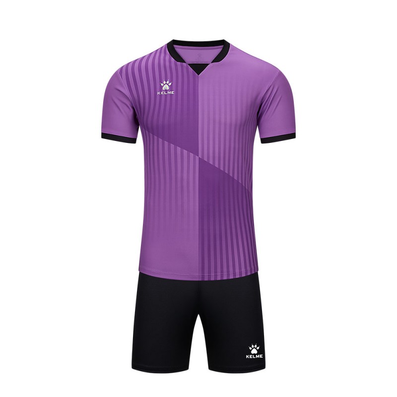 Комплект футбольной формы Kelme фиолетовый короткий рукав BRAGA II 8551ZB11083.9500