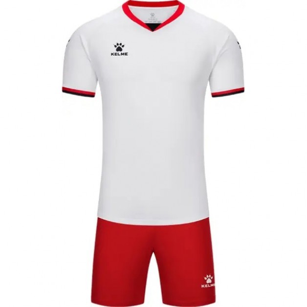 Комплект футбольної форми Kelme білий короткий рукав KADIS II 8551ZB11084.9100