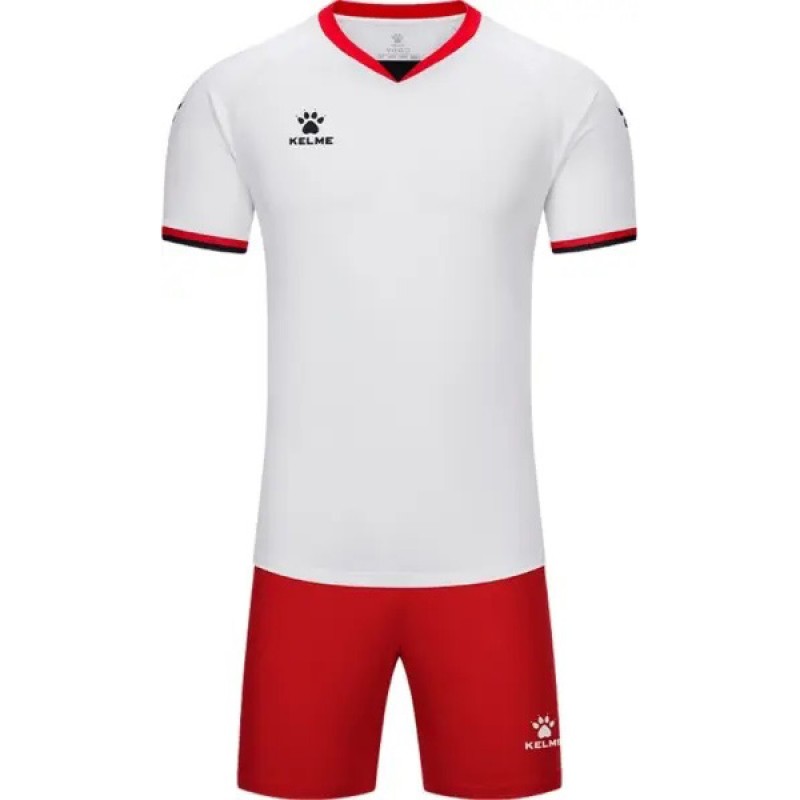 Комплект футбольной формы Kelme белый короткий рукав KADIS II 8551ZB11084.9100