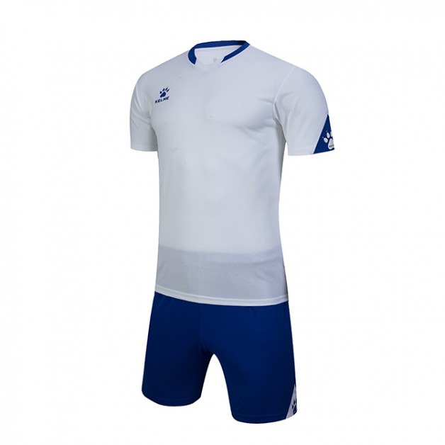 Комплект дитячої футбольної форми KELME GIRONA (JR) біло-синій 3803099.9104