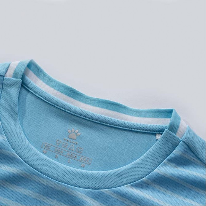 Комплект футбольной формы KELME MALAGA голубовато-белый 3801169.9449