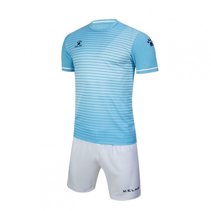 Комплект футбольной формы KELME MALAGA голубовато-белый 3801169.9449