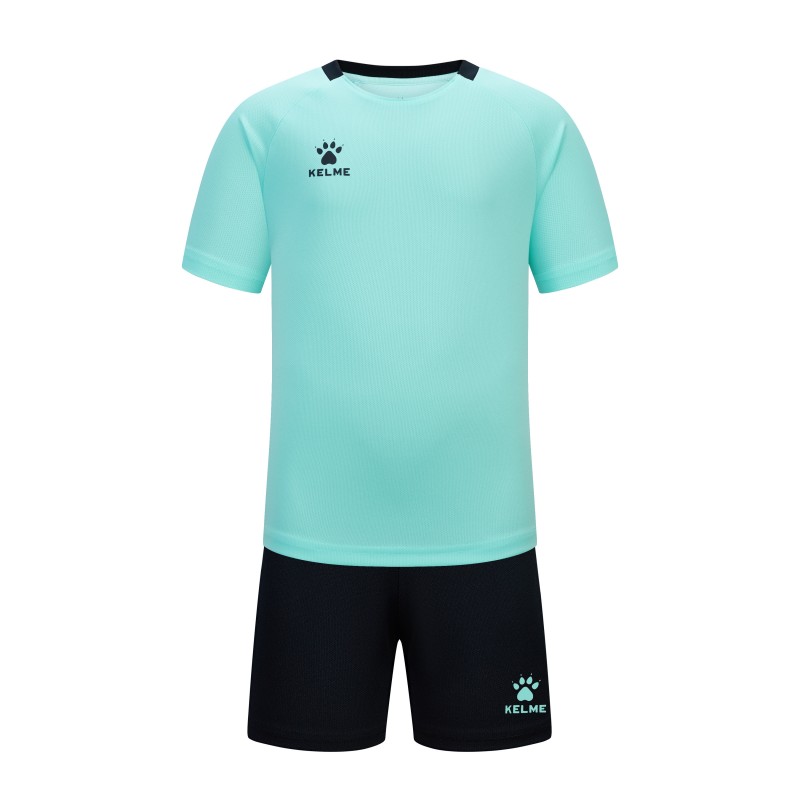 Комплект детской футбольной формы голубой Kelme LUGO 8451ZB3245.9405
