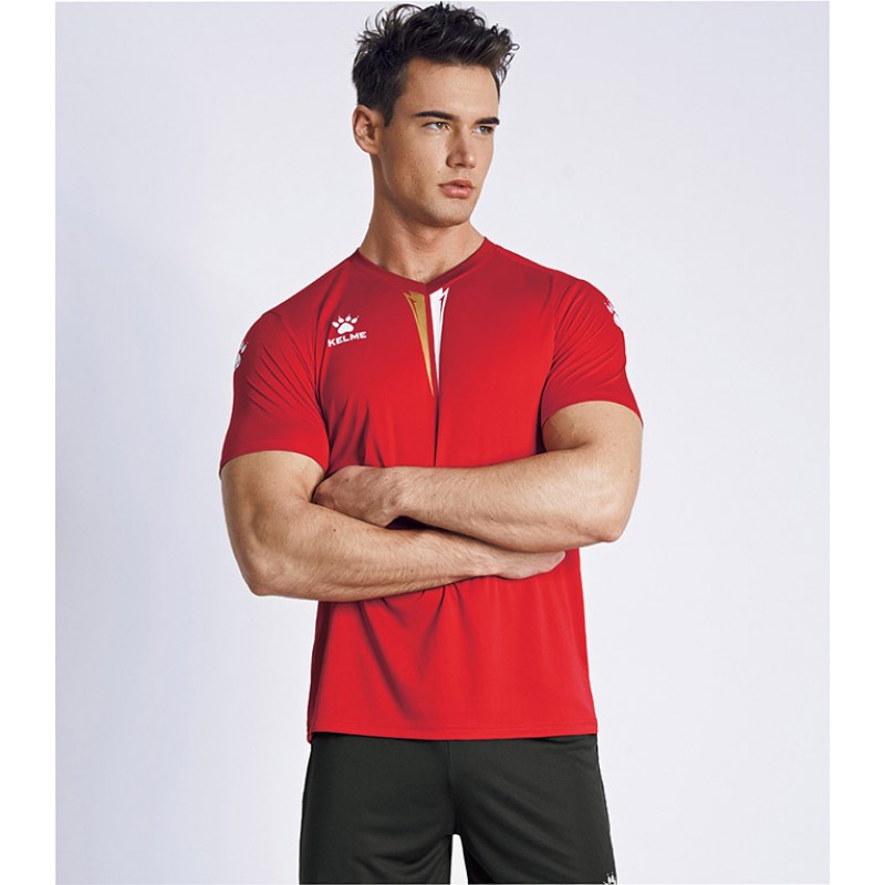 Комплект футбольной формы KELME VALENCIA красно-белый 3891047.9610