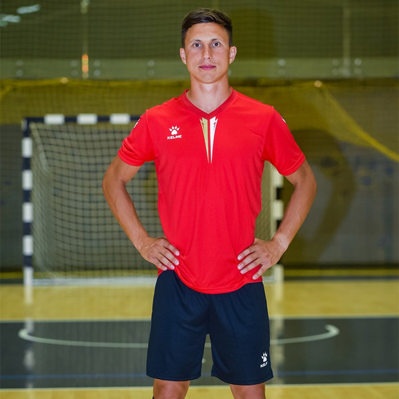 Комплект футбольной формы KELME VALENCIA красно-белый 3891047.9610