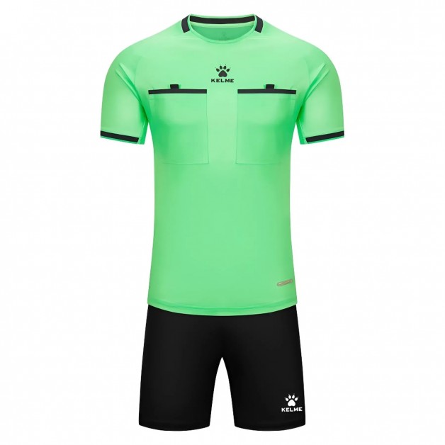 Комплект судейской формы Kelme зеленый короткий рукав 8551ZB11075.9300
