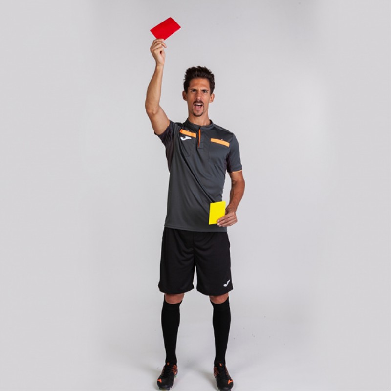 Судейская футболка серо-оранжевая JOMA REFEREE 101299.169 купить в