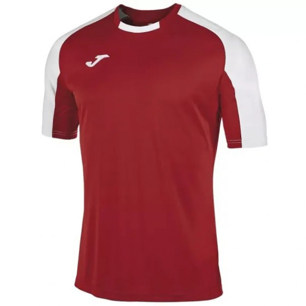 Футболка футбольная Joma ESSENTIAL красно-белая 101105.602