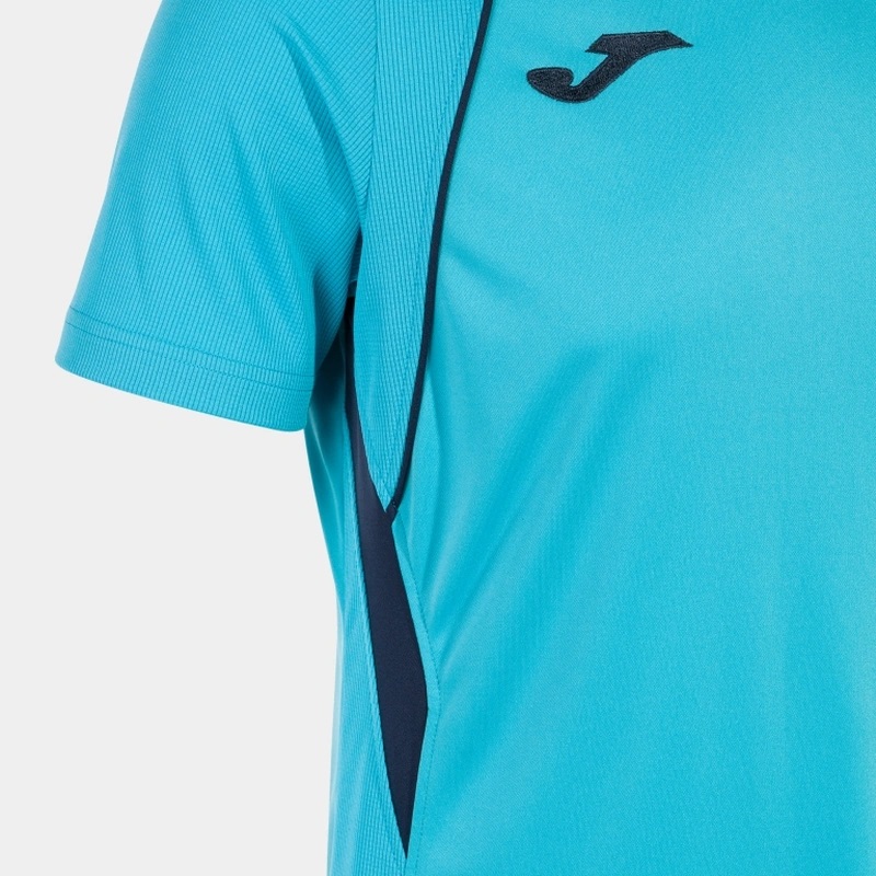 Футболка Joma бирюзово-темно-синяя короткий рукав CHAMPION VII 103081.013
