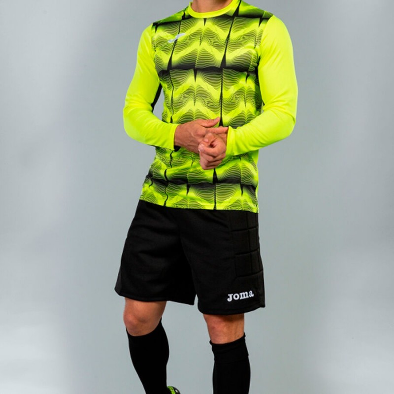 Футболка воротарська Joma жовта довгий рукав DERBY IV 101301.061