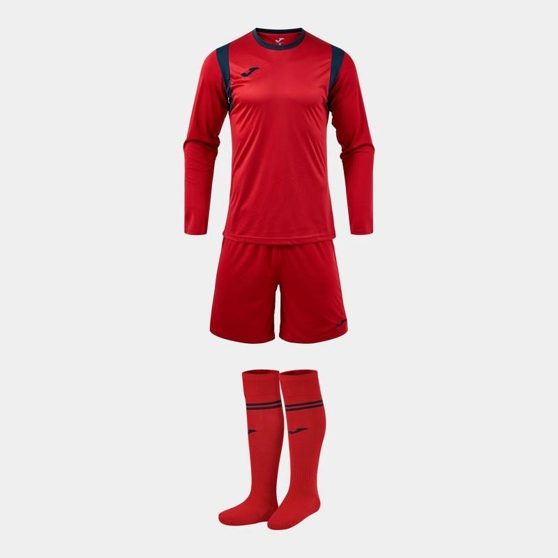 Комплект вратарской формs Joma красно-темно-синий длинный рукав ZAMORA XI 105196.603