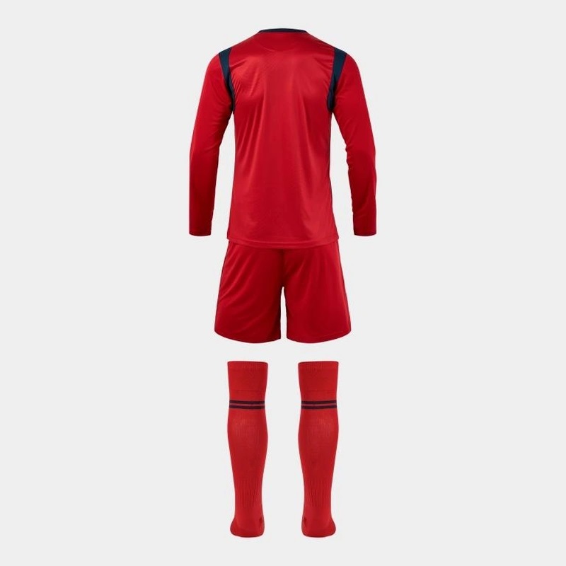 Комплект вратарской формs Joma красно-темно-синий длинный рукав ZAMORA XI 105196.603