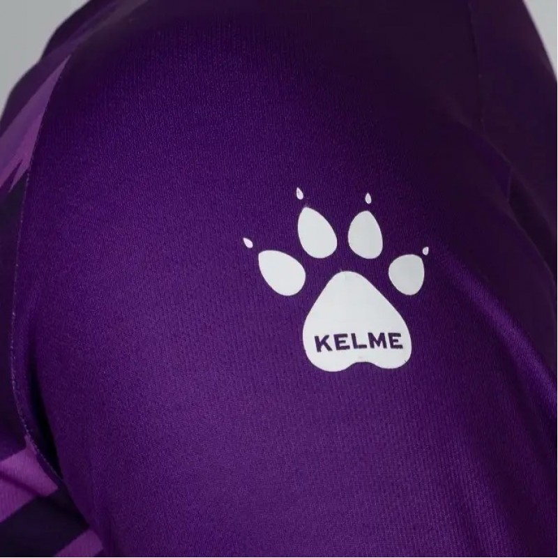 Комплект воротарської форми Kelme дитячий із захистом фіолетовий довгий рукав ZAMORA II 7361ZB3256.9500