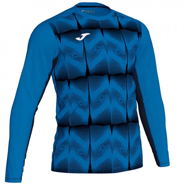 Футболка воротарська синьо-чорна д/р JOMA DERBY IV 101301.721