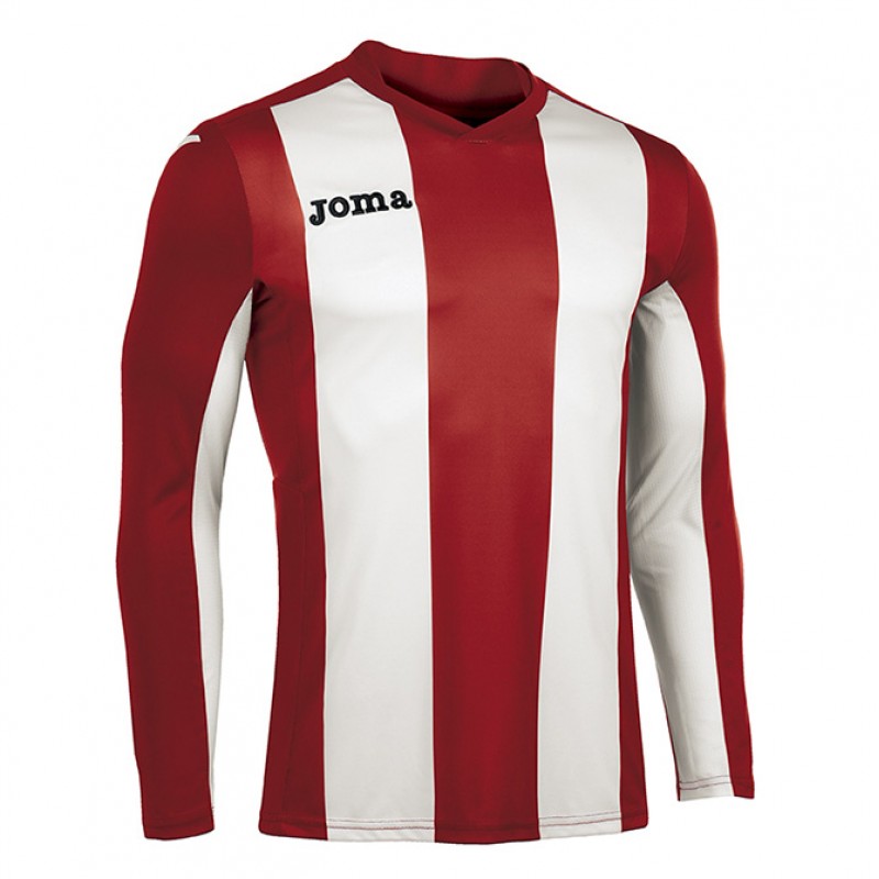Футболка красно-белая д/р JOMA Pisa 100404.600
