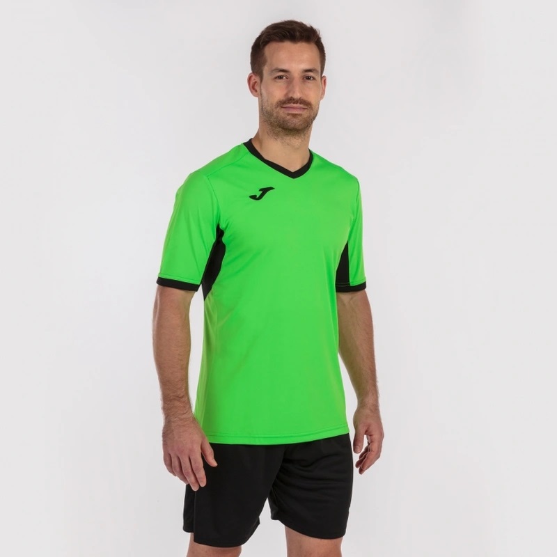 Футболка Joma салатово-черная короткий рукав CHAMPION IV 100683.021