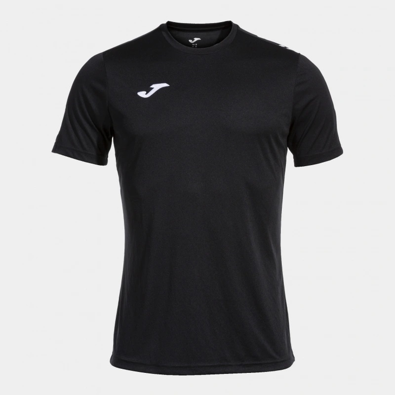 Футболка мужская Joma черная короткий рукав MANGA CORTA OLIMPIADA 103245.100