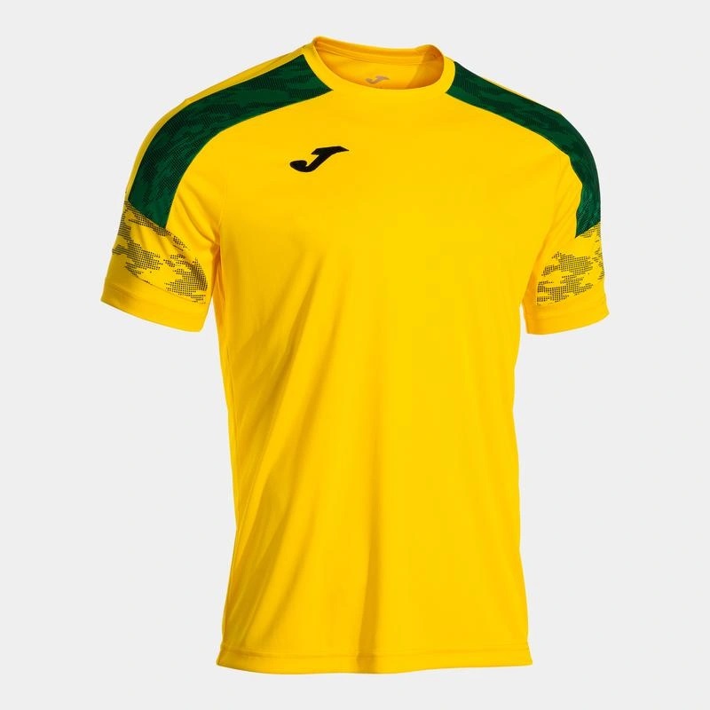 Футболка Joma желто-зеленая короткий рукав CHAMPION VIII 104263.904