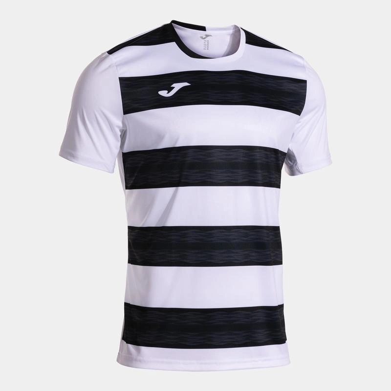 Футболка Joma черно-белая короткий рукав EUROPA VI 104375.201
