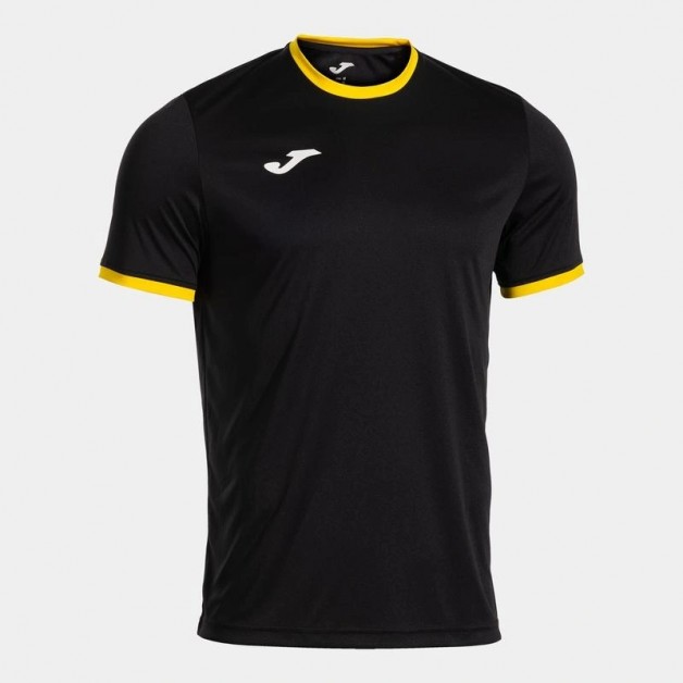 Футболка Joma черно-желтая короткий рукав COMBI PREMIUM 104494.109