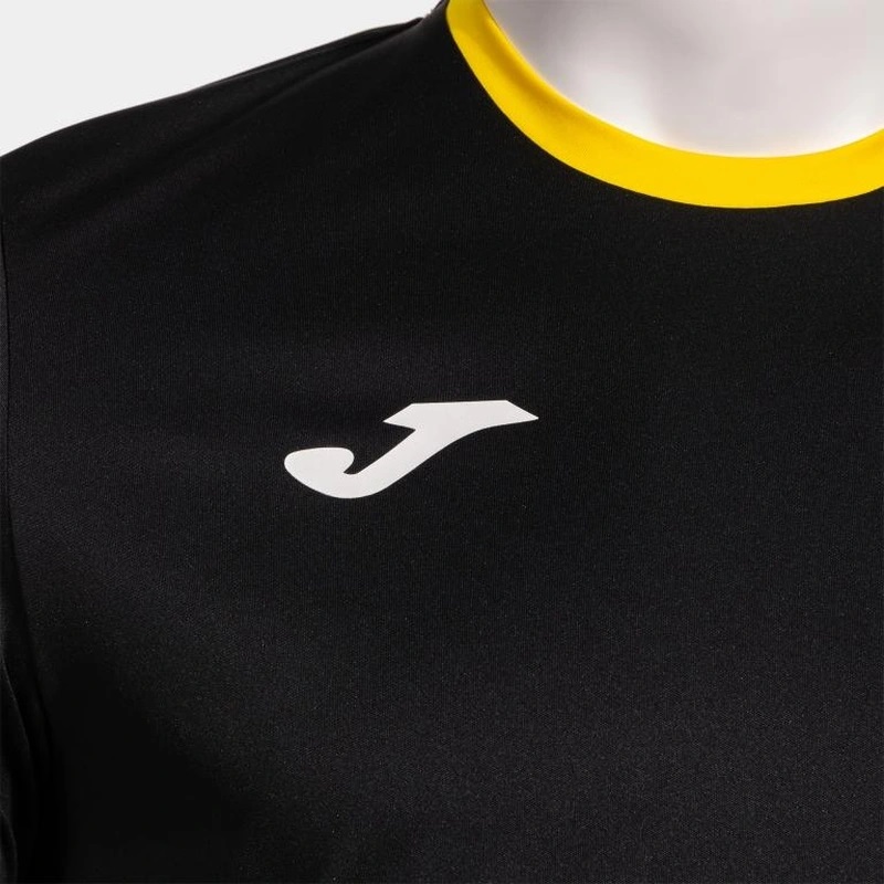 Футболка Joma черно-желтая короткий рукав COMBI PREMIUM 104494.109