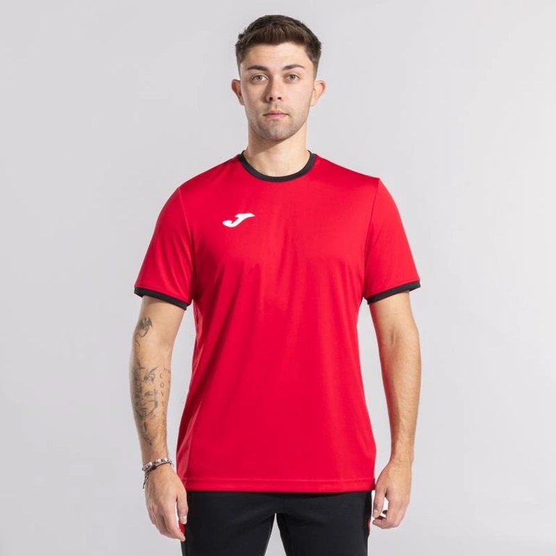 Футболка Joma красно-черная короткий рукав COMBI PREMIUM 104494.601