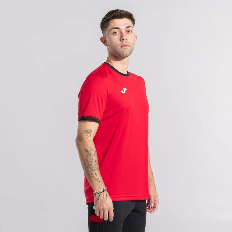 Футболка Joma красно-черная короткий рукав COMBI PREMIUM 104494.601
