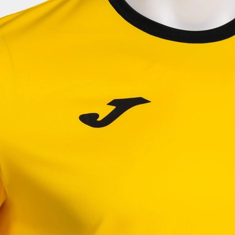 Футболка Joma желто-черная короткий рукав COMBI PREMIUM 104494.901