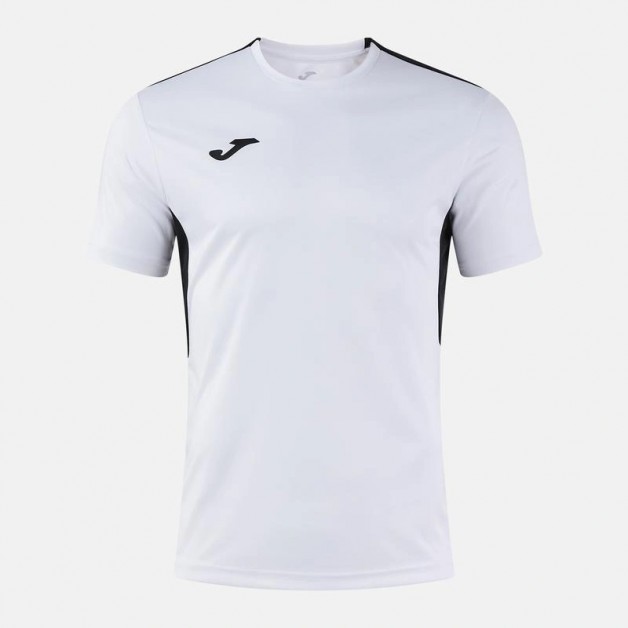 Футболка Joma бело-черная короткий рукав WINNER IV 105002.201