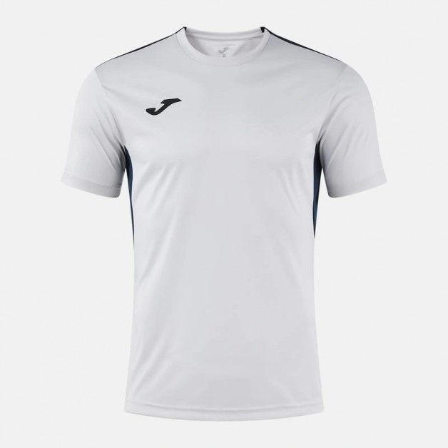 Футболка Joma серо-темно-синяя короткий рукав WINNER IV 105002.253