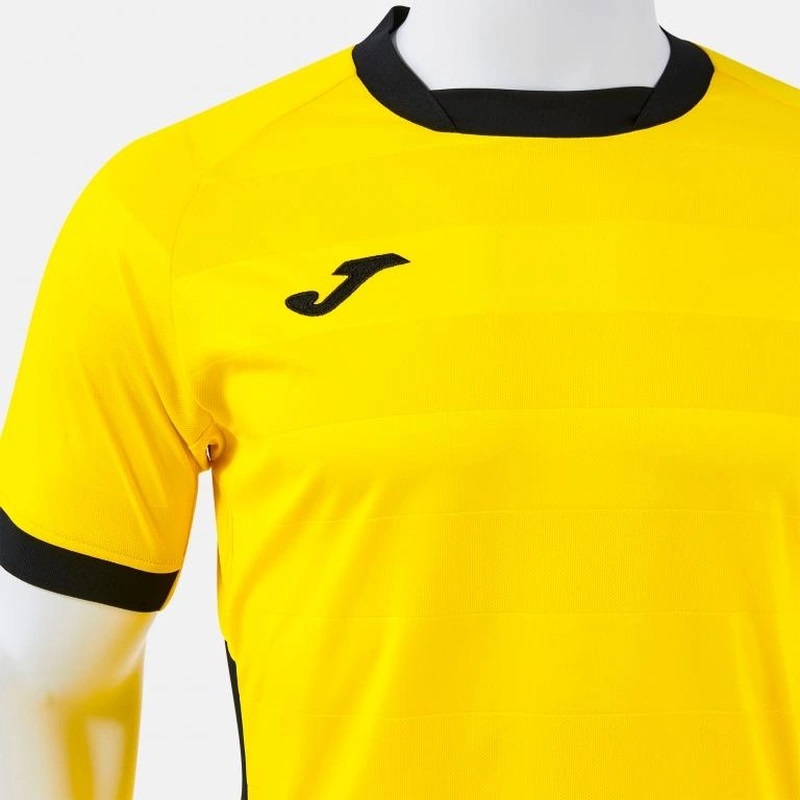 Футболка Joma желто-черная короткий рукав TOLETUM VII 105021.901