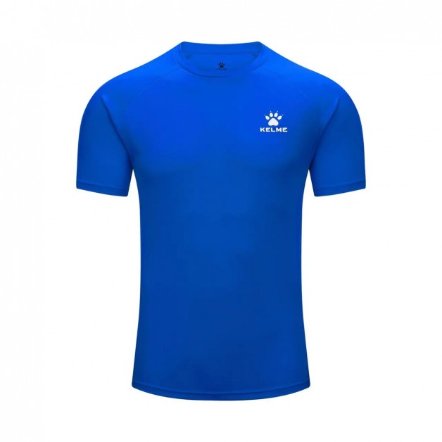 Футболка Kelme синя короткий рукав TRAINING II 7451TX1365.9481