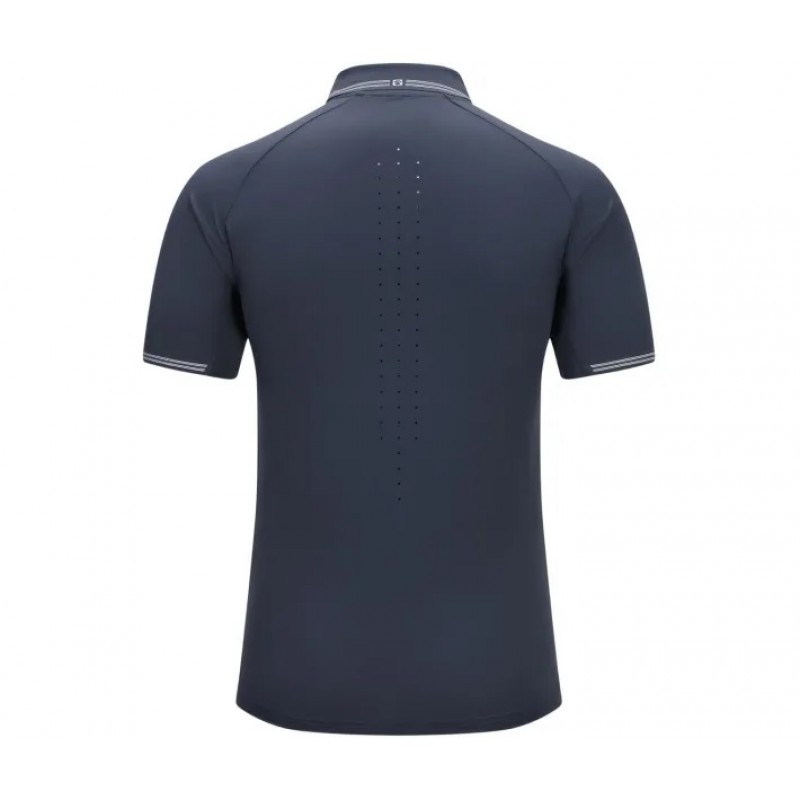 Футболка-поло Kelme с воротником сине-серая короткий рукав 8453PL1068.9471