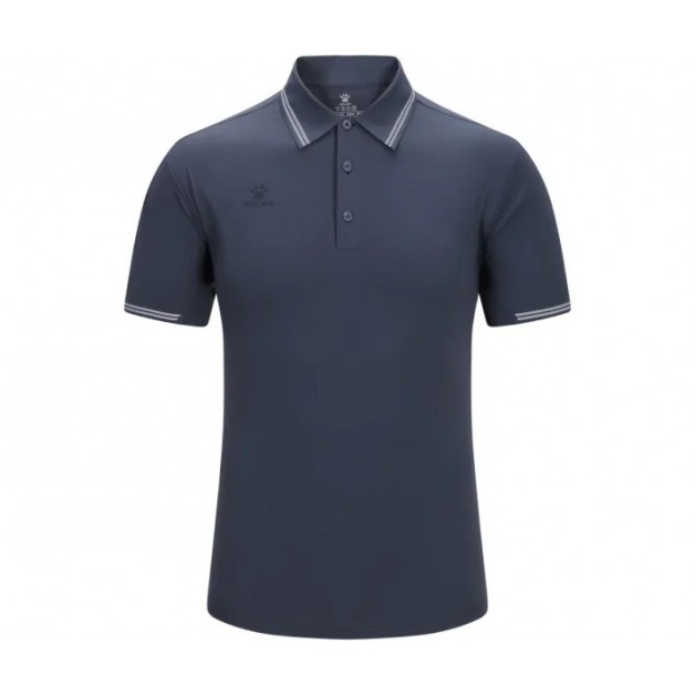 Футболка-поло Kelme з коміром синьо-сіра короткий рукав 8453PL1068.9471