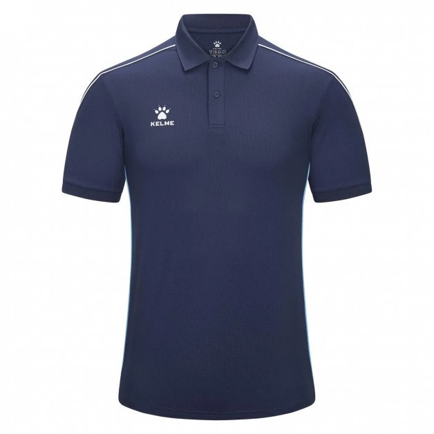 Футболка-поло Kelme с воротником темно-синяя короткий рукав TENERIFE 8651PL1207.9416