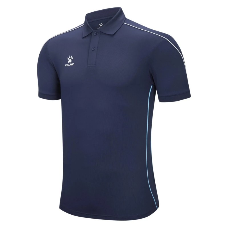 Футболка-поло Kelme с воротником темно-синяя короткий рукав TENERIFE 8651PL1207.9416