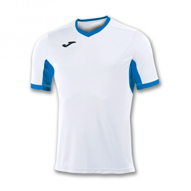 Футболка футбольная Joma CHAMPION IV бело-синяя 100683.207