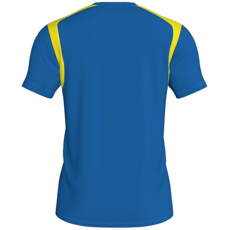 Футболка футбольная Joma CHAMPION V сине-желтая 101264.709