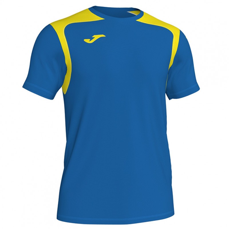 Футболка футбольная Joma CHAMPION V сине-желтая 101264.709