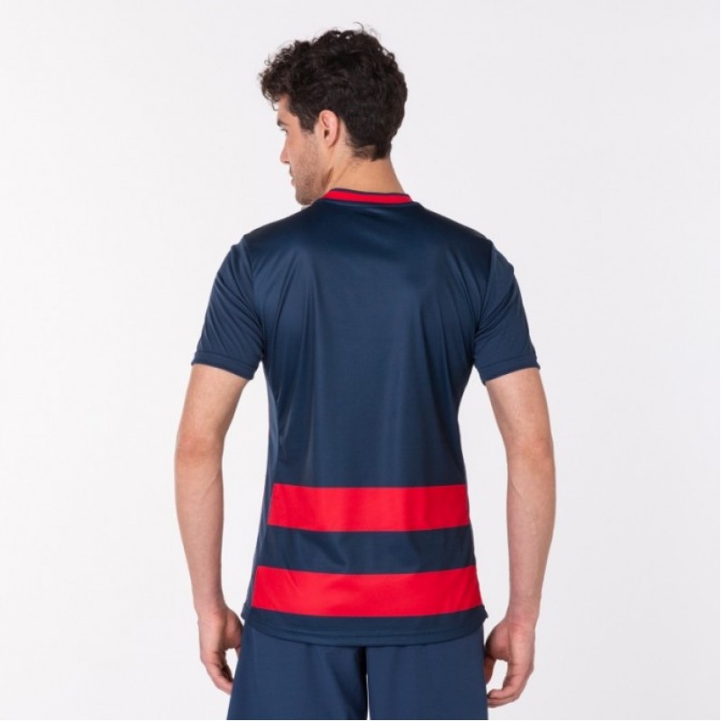 Футболка т.сине-красная JOMA EUROPA IV 101466.336