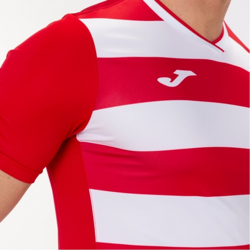 Футболка красно-белая JOMA EUROPA IV 101466.602