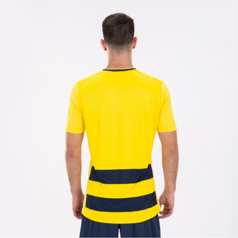 Футболка желто-т.синяя JOMA EUROPA IV 101466.903