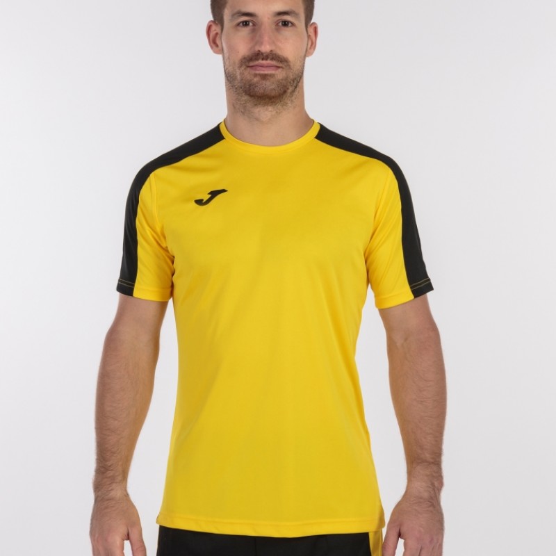 Футболка футбольна Joma ACADEMY жовто-чорна 101656.901