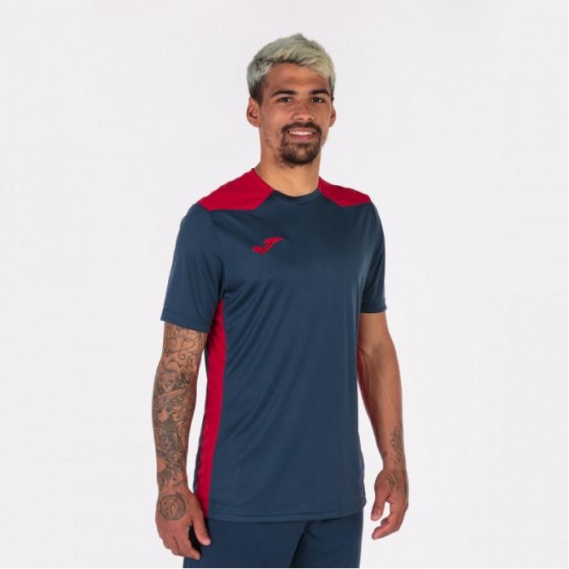 Футболка т.сине-красная JOMA CHAMPIONSHIP VI 101822.336