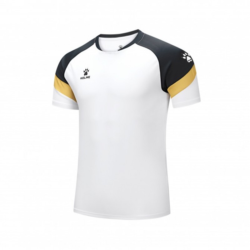 Футболка бело-черная KELME BRAVO 7351TX1092.9103