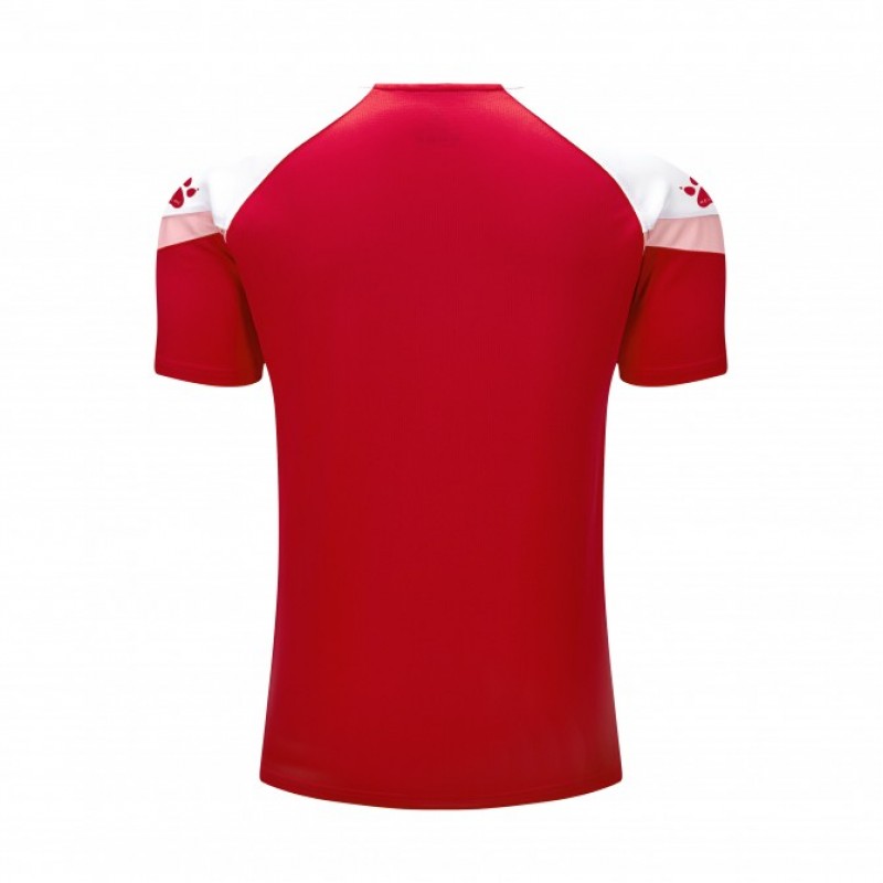 Футболка красно-белая KELME BRAVO 7351TX1092.9610