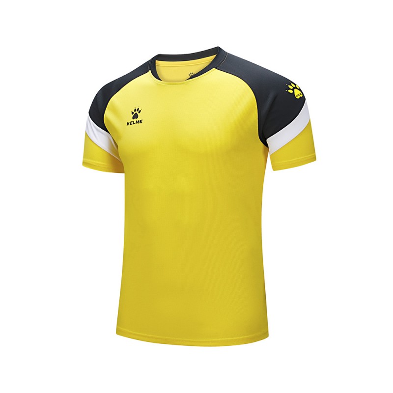 Футболка Kelme желто-черная BRAVO 7351TX1092.9712